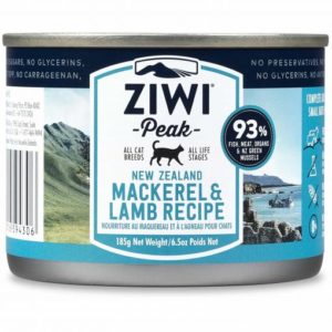 Ziwi Peak Cat 185G Mackerel and Lamb Can (each)